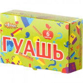 Гуашь №1 School Отличник 6 цв. 10 мл