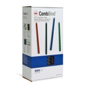 Пружины для переплета пластиковые GBC 14мм, черные 100шт/уп.