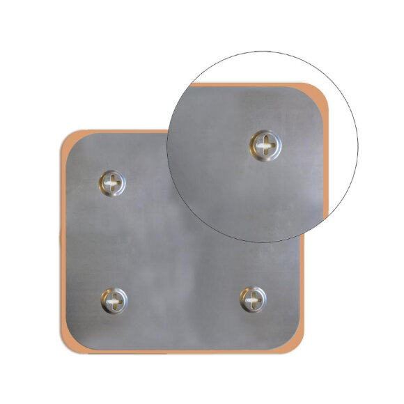 Доска стеклянная магнитная Attache, морковный 450х450