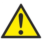 Знак безопасности W09 Внимание.Опасность(пр.опас-ти)(плёнка,200х200)