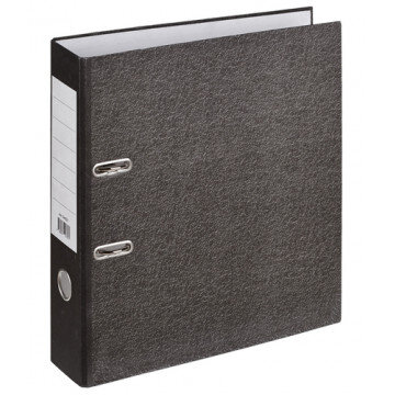 Папка-регистратор без мет.уг Attache Economy_75мм, мрамор ч/б, в уп.10шт