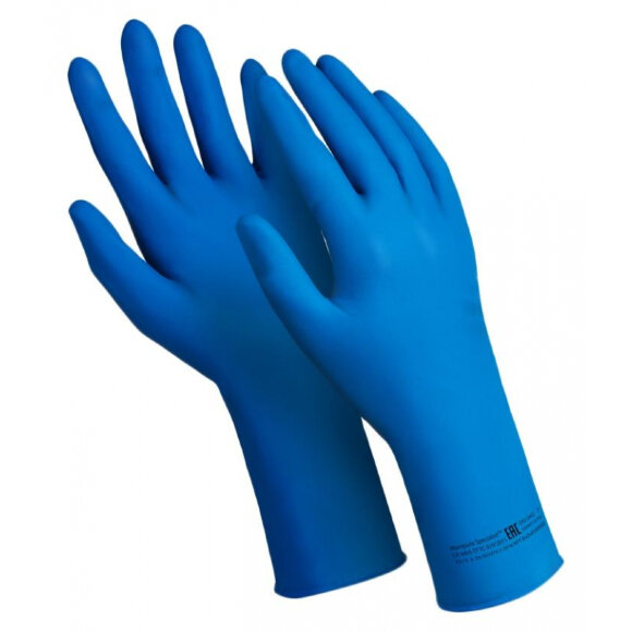 Перчатки защитные латекс Manipula ЭКСПЕРТ УЛЬТРА (DG-042) 25 пар/уп р.10