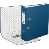 Папка-регистратор BANTEX ECONOMY PLUS,1446-01,80мм,син,ПБП1,карм.кор,мет.уг