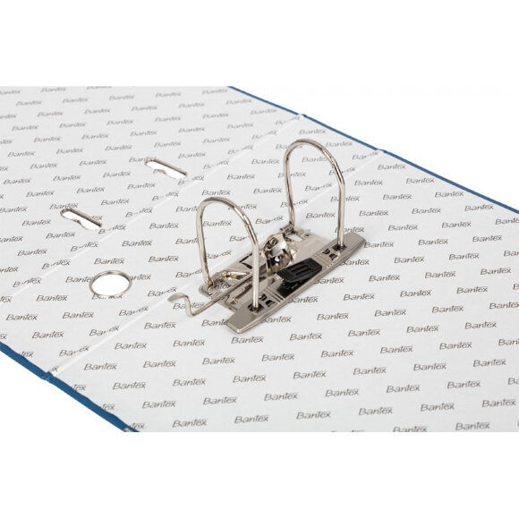 Папка-регистратор BANTEX ECONOMY PLUS,1446-01,80мм,син,ПБП1,карм.кор,мет.уг