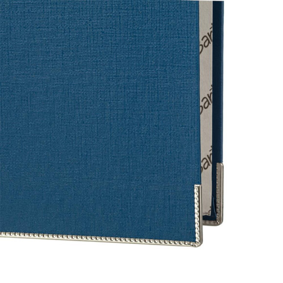 Папка-регистратор BANTEX ECONOMY PLUS,1446-01,80мм,син,ПБП1,карм.кор,мет.уг