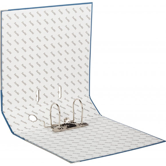 Папка-регистратор BANTEX ECONOMY PLUS,1446-01,80мм,син,ПБП1,карм.кор,мет.уг