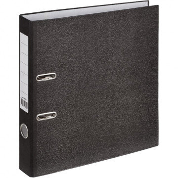 Папка-регистратор без мет.уг Attache Economy_50мм мрамор ч/б, в уп.10шт