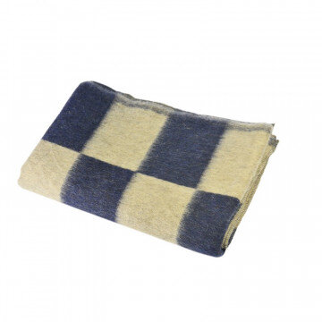 Одеяло 1,5-сп 70% Шуя с105 ИЛШ клетка (шерсть-70, хим.вол.30)