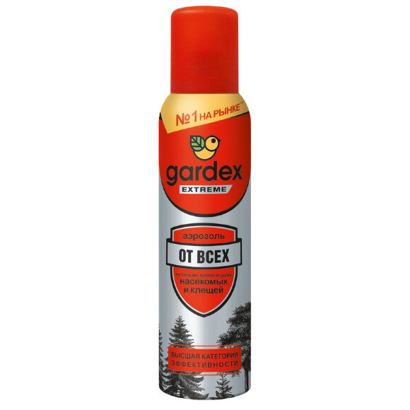 Средство от насекомых  Gard Extr  Аэ-ль летающ насек и клещ с нек-ром150мл