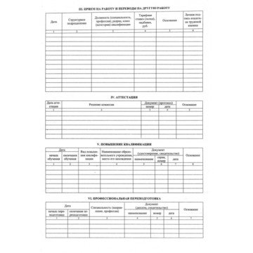 Бух бланки Карточка личная А3 Т2 (50шт/термопл.) 12уп.в кор.