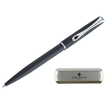 Ручка шариковая DIPLOMAT Traveller lapis black синий D20000817