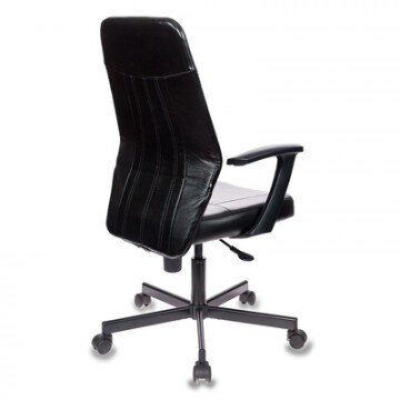 Кресло VB_EChair-224 PPU к/з черный, металл Кресло VB_EChair-224 PPU к/з черный, металл