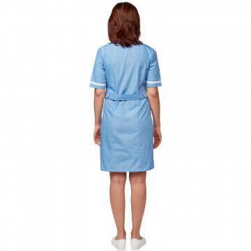 Халат медицинский м09-ХЛ серо-голуб (р.56-58) 170-176