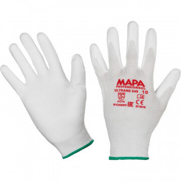 Перчатки защитные трикотажные Mapa Ultrane 549 нейлон c п/у пок (р 10, XL)