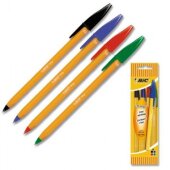 Ручка шариковая BIC ORANGE набор, 4цв. ассорти 8308541Франция Ручка шариковая BIC ORANGE набор, 4цв. ассорти 8308541Франция