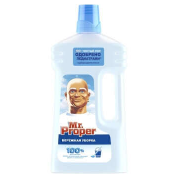 Средство для мытья пола Mr. Proper Бережная уборка 1л