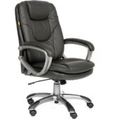 Кресло VT_CHAIRMAN 668 экокожа черная, пластик
