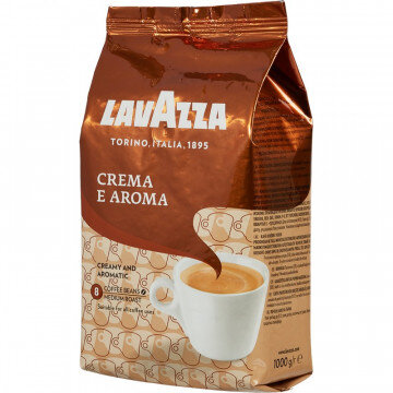 Кофе Lavazza Crema e Aroma в зернах, 1кг, 2444 Кофе Lavazza Crema e Aroma в зернах, 1кг, 2444
