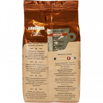 Кофе Lavazza Crema e Aroma в зернах, 1кг, 2444 Кофе Lavazza Crema e Aroma в зернах, 1кг, 2444