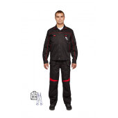 Спец.одежда летняя Костюм муж. л29-КПК черн/красн (р.44-46) 170-176 Спец.одежда летняя Костюм муж. л29-КПК черн/красн (р.44-46) 170-176