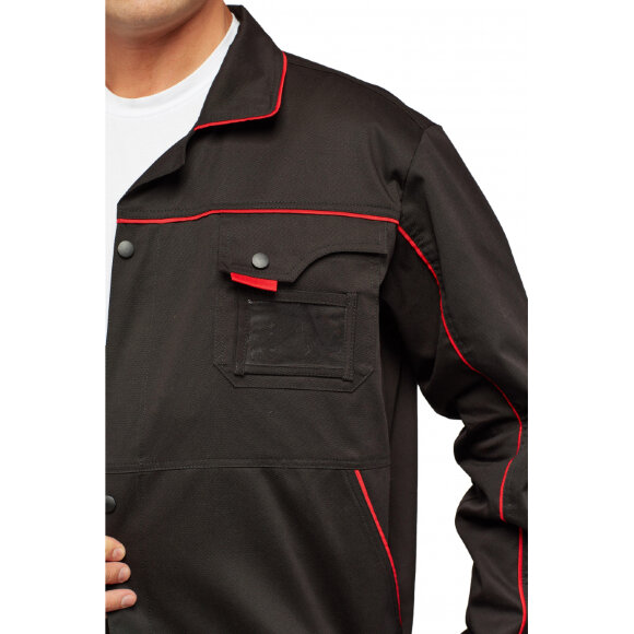 Спец.одежда летняя Костюм муж. л29-КПК черн/красн (р.44-46) 170-176 Спец.одежда летняя Костюм муж. л29-КПК черн/красн (р.44-46) 170-176