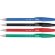 Ручка шариковая Attache Style 4цв/набор 0,5мм прорезин.корпус