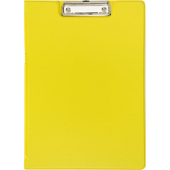 Папка-планшет с зажимом и крышкой Attache Bright colours A4 желтый