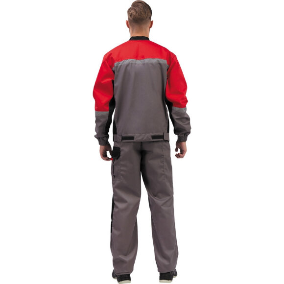 Спец.одежда летняя Костюм муж. л23-КПК сер/красн (р.48-50) 170-176 Спец.одежда летняя Костюм муж. л23-КПК сер/красн (р.48-50) 170-176