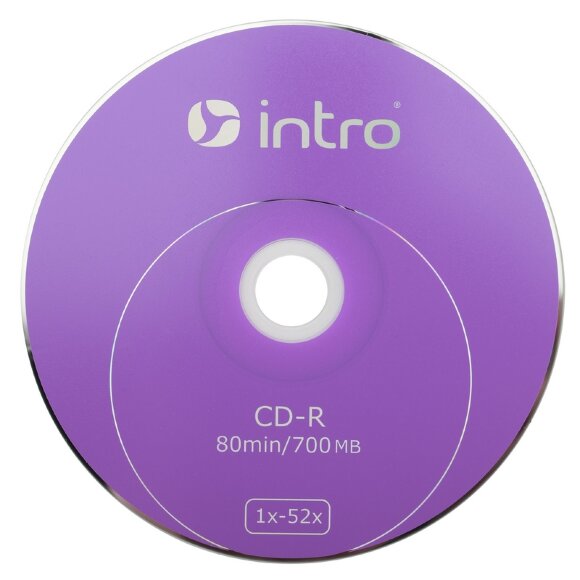 Носители информации CD-R, 52x, Intro, Shrink/25, Б0016205 Носители информации CD-R, 52x, Intro, Shrink/25, Б0016205