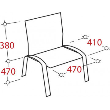 Стул UP_EChair Rio(ИЗО) чёрн, пластик черный Стул UP_EChair Rio(ИЗО) чёрн, пластик черный