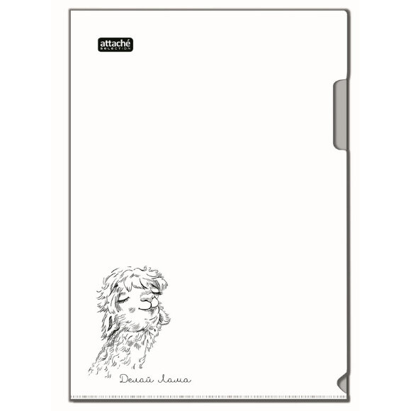 Папка уголок Attache Selection Llamas, 6шт/уп, в ассортименте