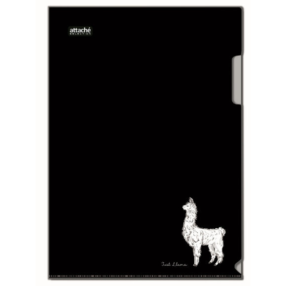 Папка уголок Attache Selection Llamas, 6шт/уп, в ассортименте