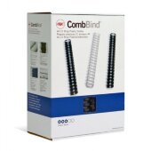 Пружины для переплета пластиковые GBC 51мм, черные 50шт/уп.