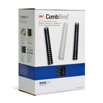 Пружины для переплета пластиковые GBC 51мм, черные 50шт/уп.