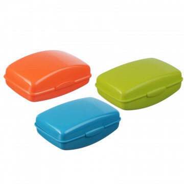 Мыльница пластик с крышкой М2219 цвета в ассортименте Мыльница пластик с крышкой М2219 цвета в ассортименте