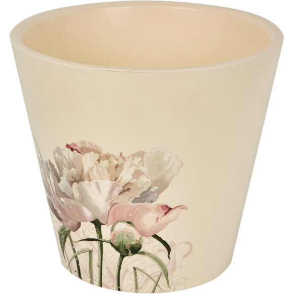 Горшок для цветов London 230 мм, 5л Садовый пион ING6206СП
