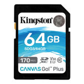 Карта памяти Kingston Canvas Go! Plus SDXC UHS-I Cl10, SDG3/64Gb Карта памяти Kingston Canvas Go! Plus SDXC UHS-I Cl10, SDG3/64Gb