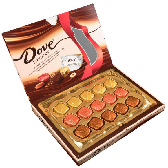Шоколад Dove Promises ассорти молочный шоколад, 118г