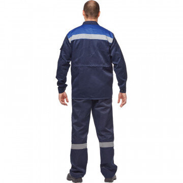 Спец.одежда летняя Куртка муж. л03-КУ синий. (р.64-66) 158-164