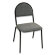 Стул UD_Серна (СМ-7) каркас черный, ткань серая Т-08