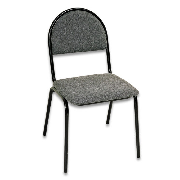 Стул UD_Серна (СМ-7) каркас черный, ткань серая Т-08 Стул UD_Серна (СМ-7) каркас черный, ткань серая Т-08