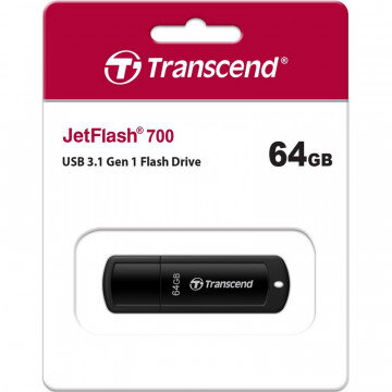Флеш-память Transcend JetFlash 700 64GB USB3.0(TS64GJF700) Флеш-память Transcend JetFlash 700 64GB USB3.0(TS64GJF700)