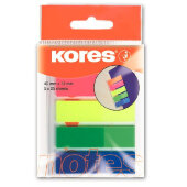 Клейкие закладки пласт. 5цв.по 25л. Film Kores 45105