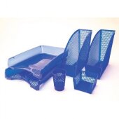 Набор настольный пластиковый  Attache эконом  синий