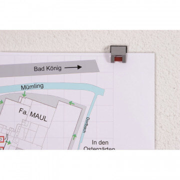 Зажимы роликовые на клейком держ, цвет серебр,10шт./уп Арт.произв.6241094