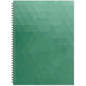 Тетрадь общая Attache Cristal,96л,клет,А4,спир,обл.мел.карт