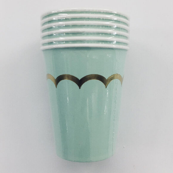 Стакан бумажный Золотая волна 270мл 6шт/уп 115611