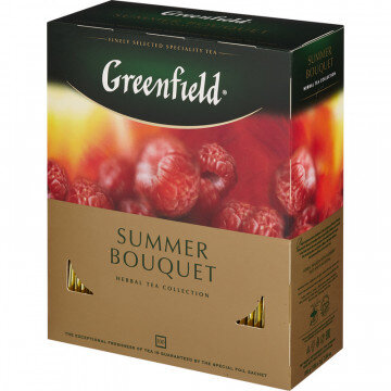 Чай Greenfield Summer Bouquet фруктов.фольгир. 100 пак/уп 0878-09