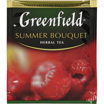 Чай Greenfield Summer Bouquet фруктов.фольгир. 100 пак/уп 0878-09