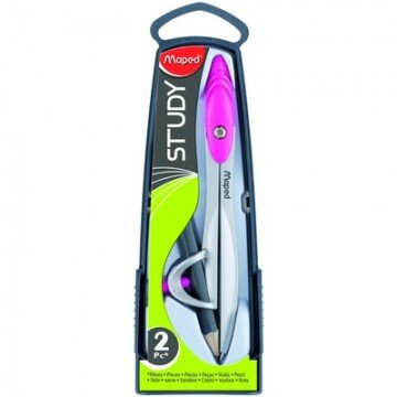Циркуль Maped STUDY  120 мм 119410, пласт.пенал